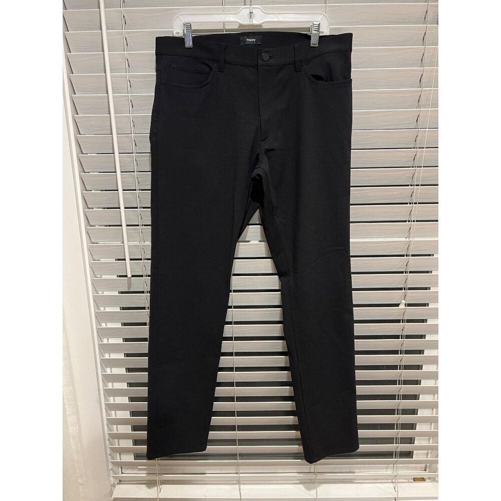 Theory Thick Black Mens Pants - Size 34x34